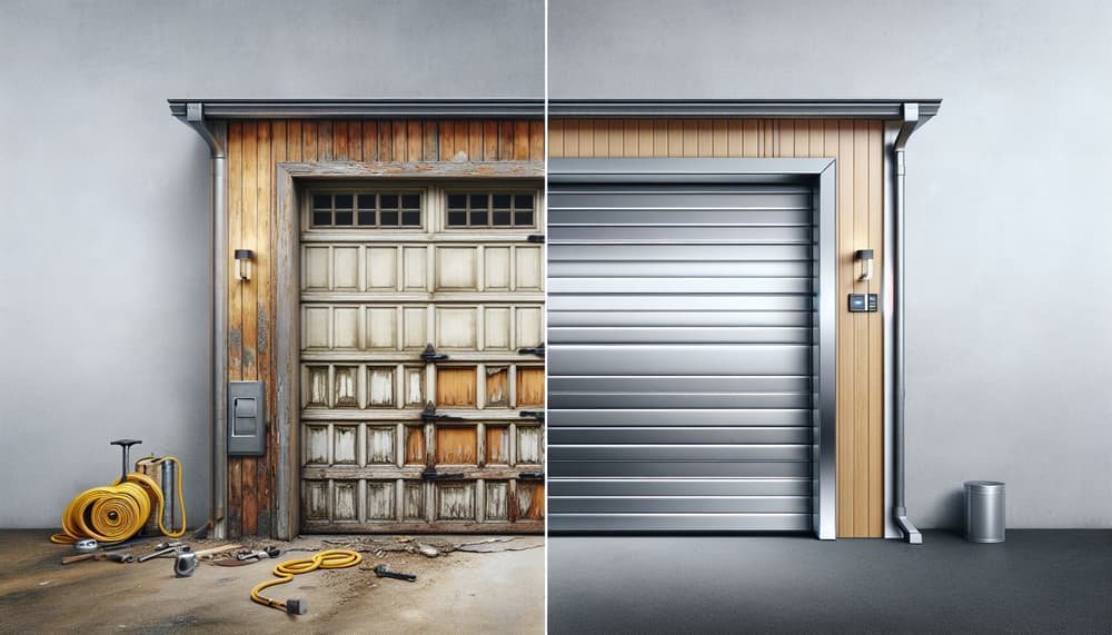 Garage door work in Folsom