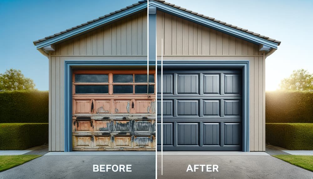 Garage door work in Elk Grove