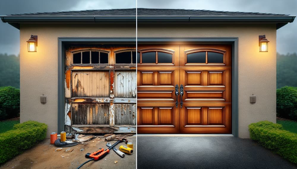 Garage door work in Sacramento