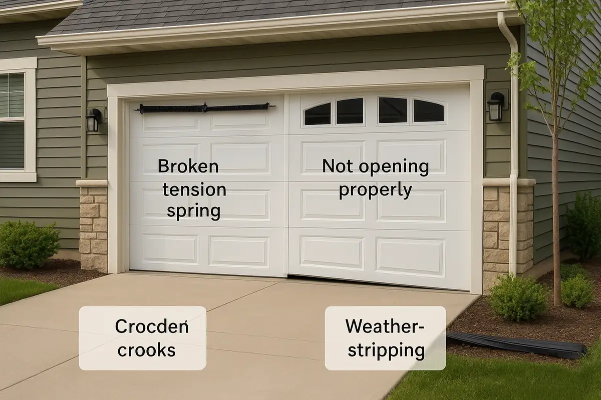 Common Garage Door Problems and How to Fix Them - Vamos Garage Door Repair