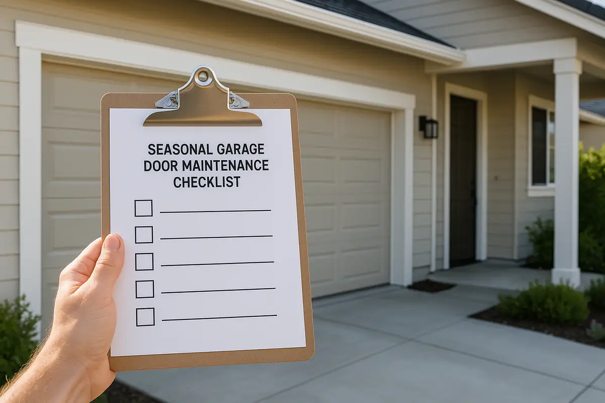 Seasonal Garage Door Maintenance Checklist for Sacramento Residents