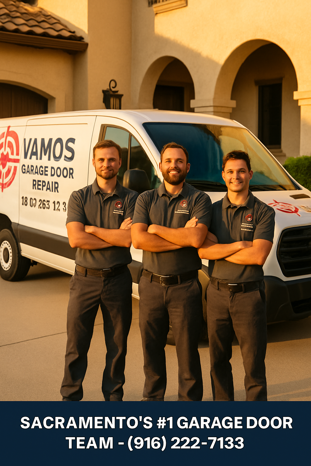 Professional garage door team in Sacramento