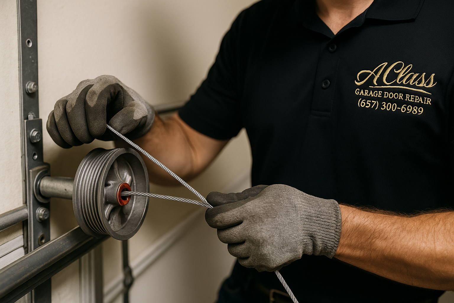 Garage Door Cable Repair in Colfax