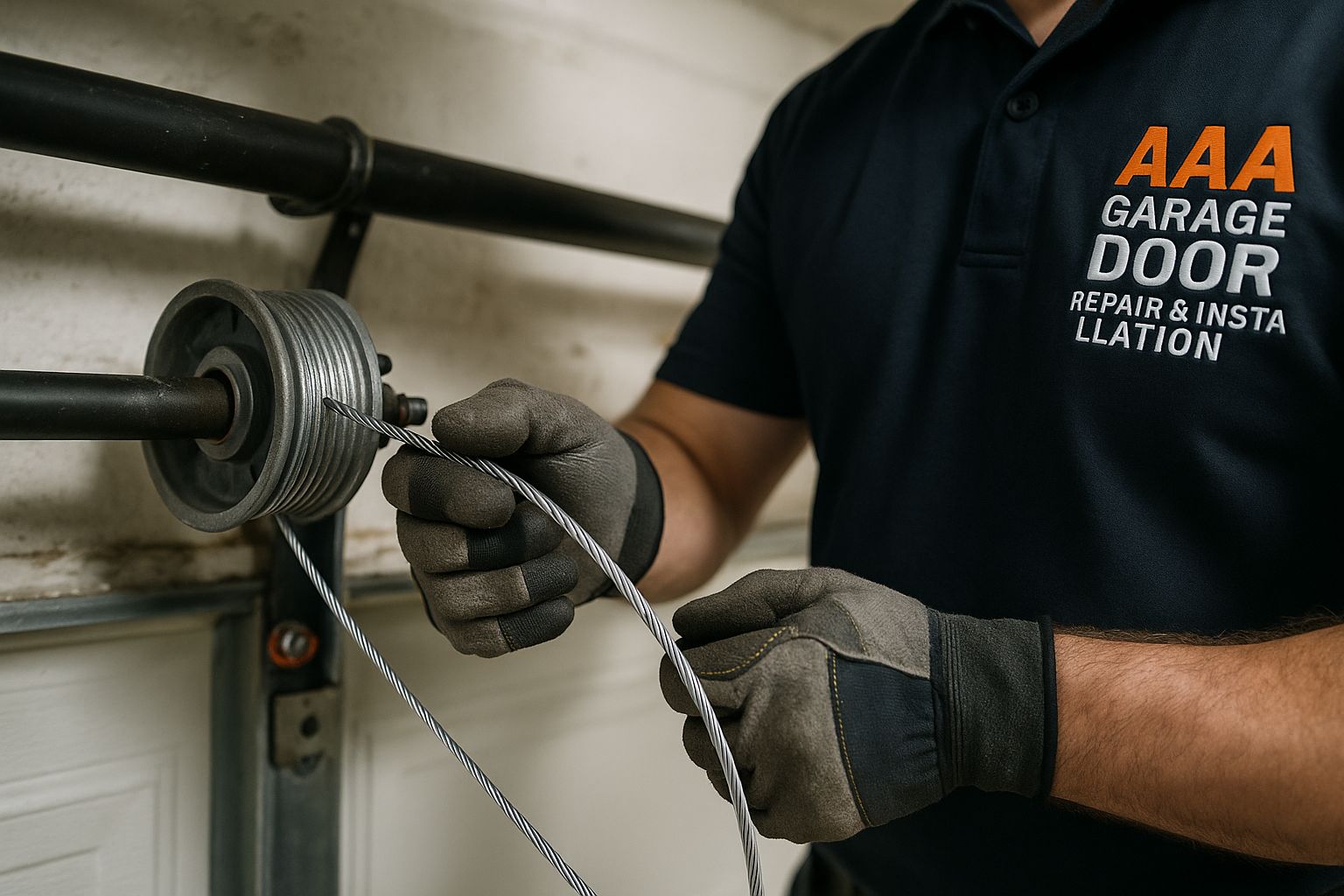 Garage Door Cable Repair in Foresthill