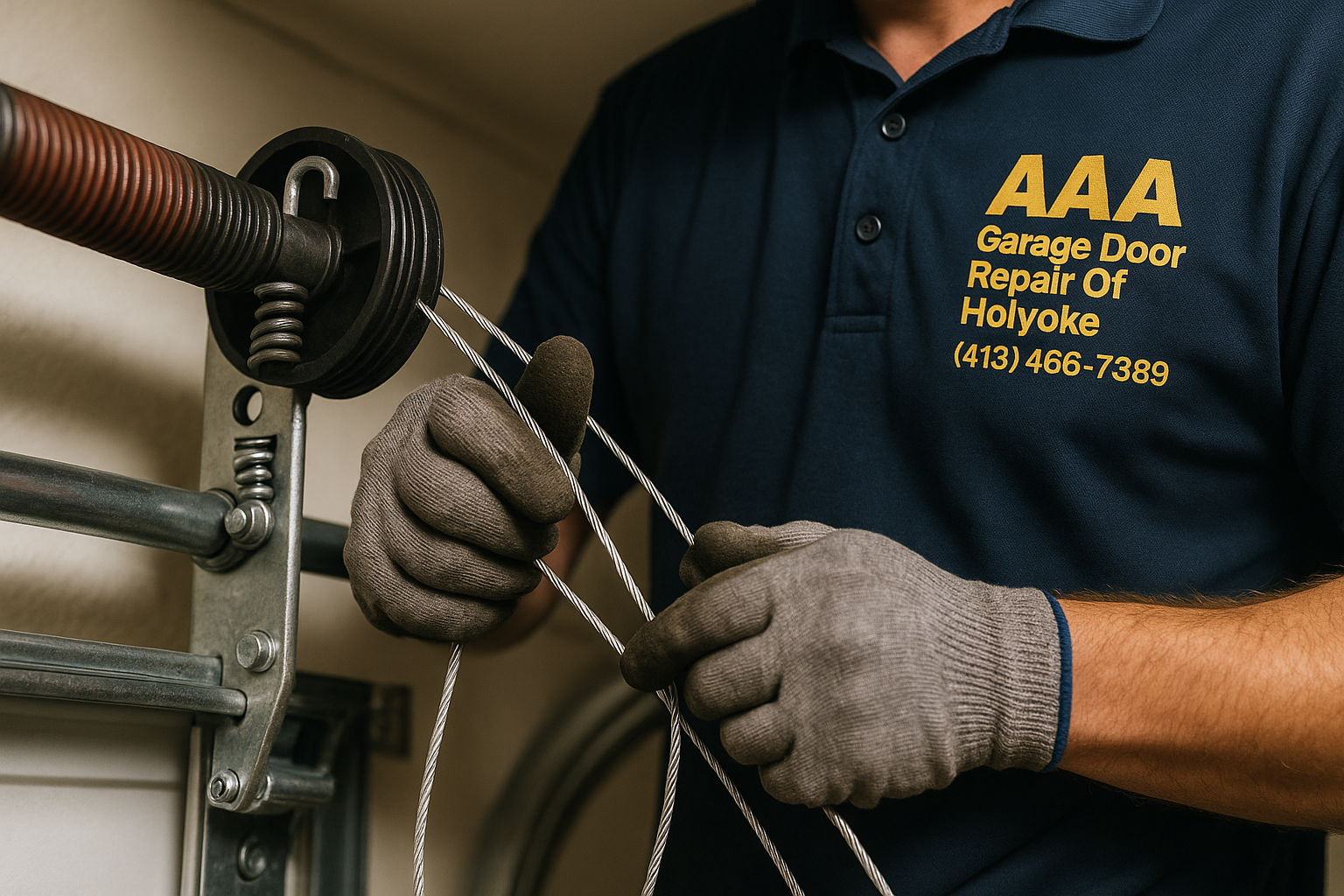Garage Door Cable Repair in Wheatland
