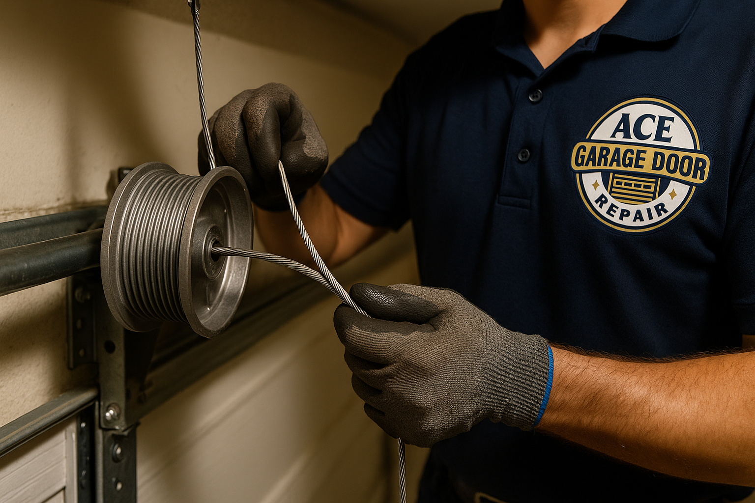 Garage Door Cable Repair in Cameron Park