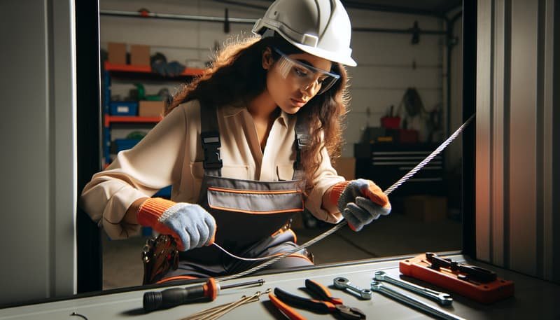 Garage Door Cable Repair in Esparto