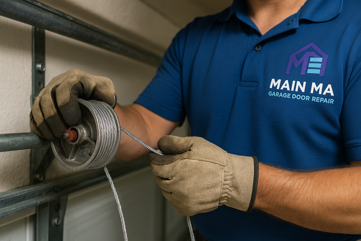 Garage Door Cable Repair in Auburn
