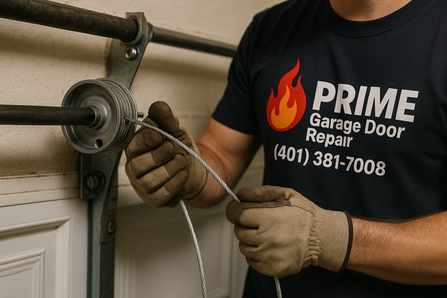 Garage Door Cable Repair in El Dorado