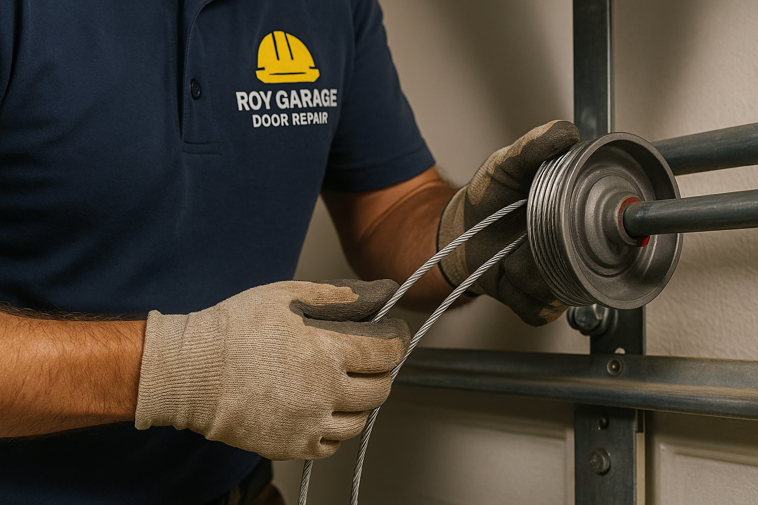 Garage Door Cable Repair in Linda