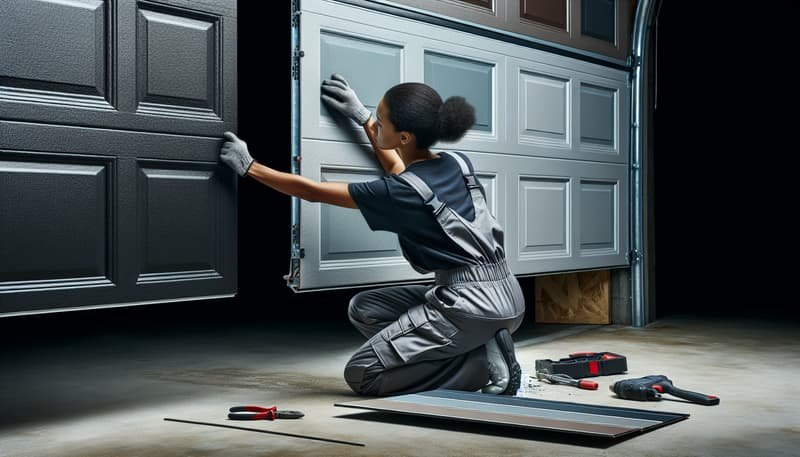 Garage Door Panel Replacement service in Rancho Cordova
