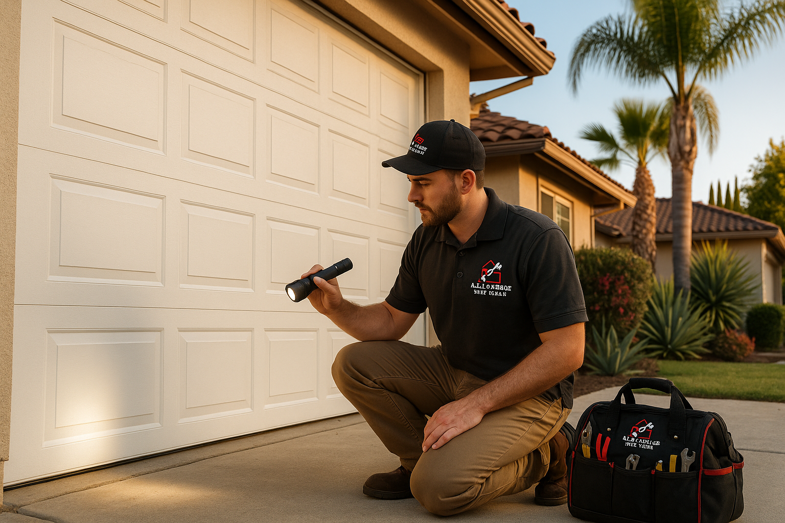Garage door work in Rocklin