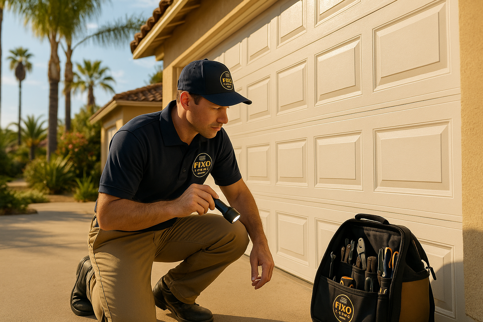 Garage door work in Elk Grove
