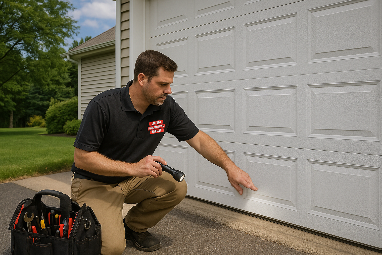 Garage door work in Dixon