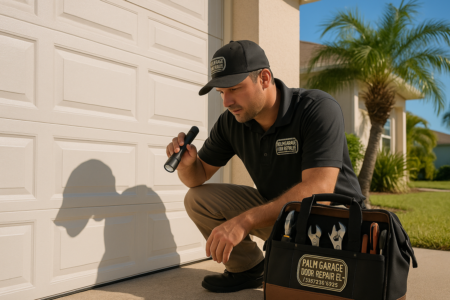 Garage door work in Galt