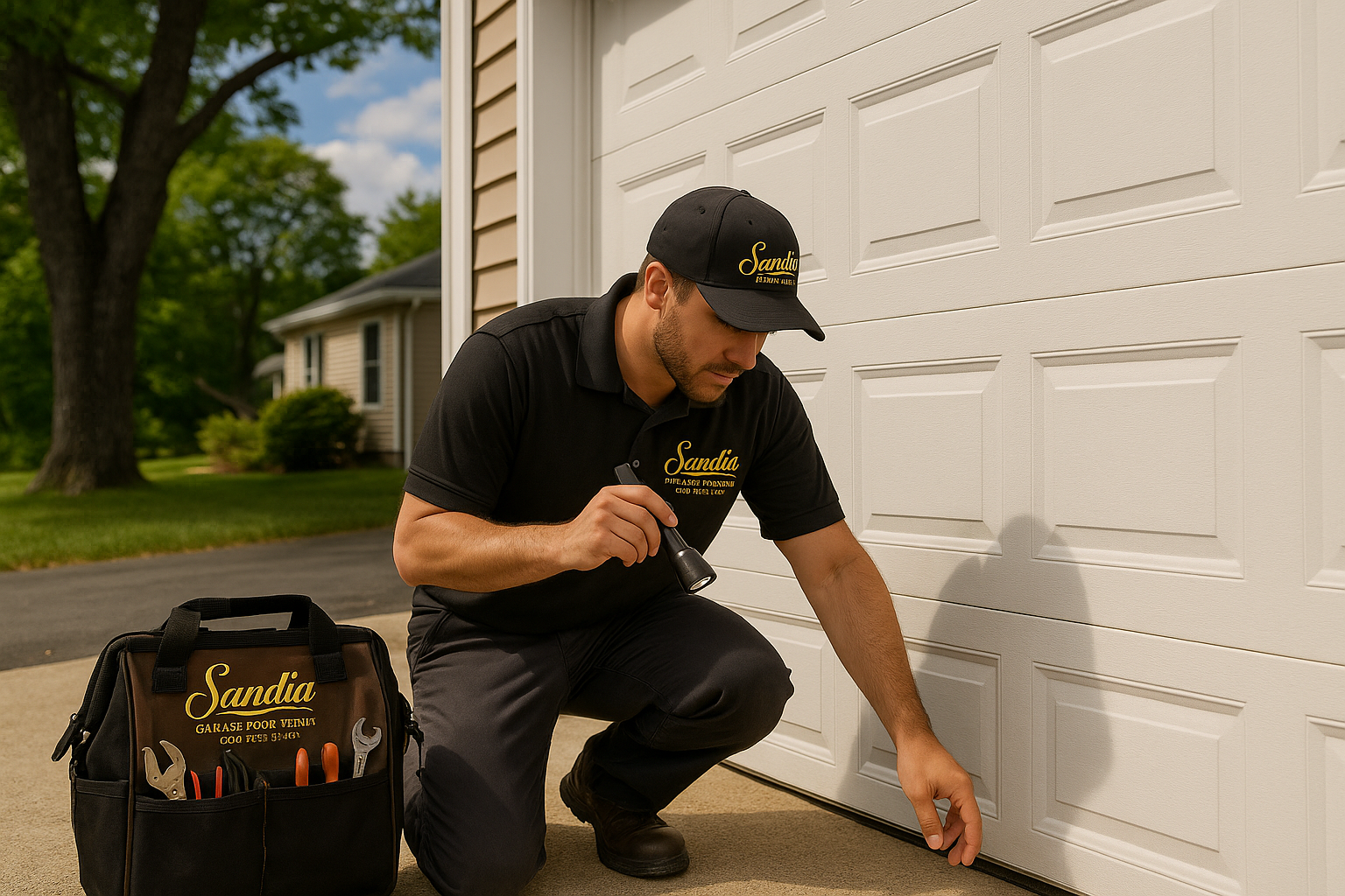 Garage door work in Walnut Grove