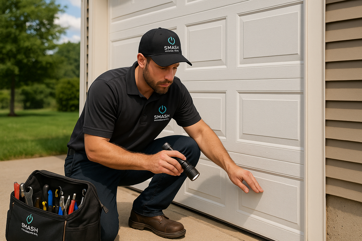 Garage door work in Plumas Lake