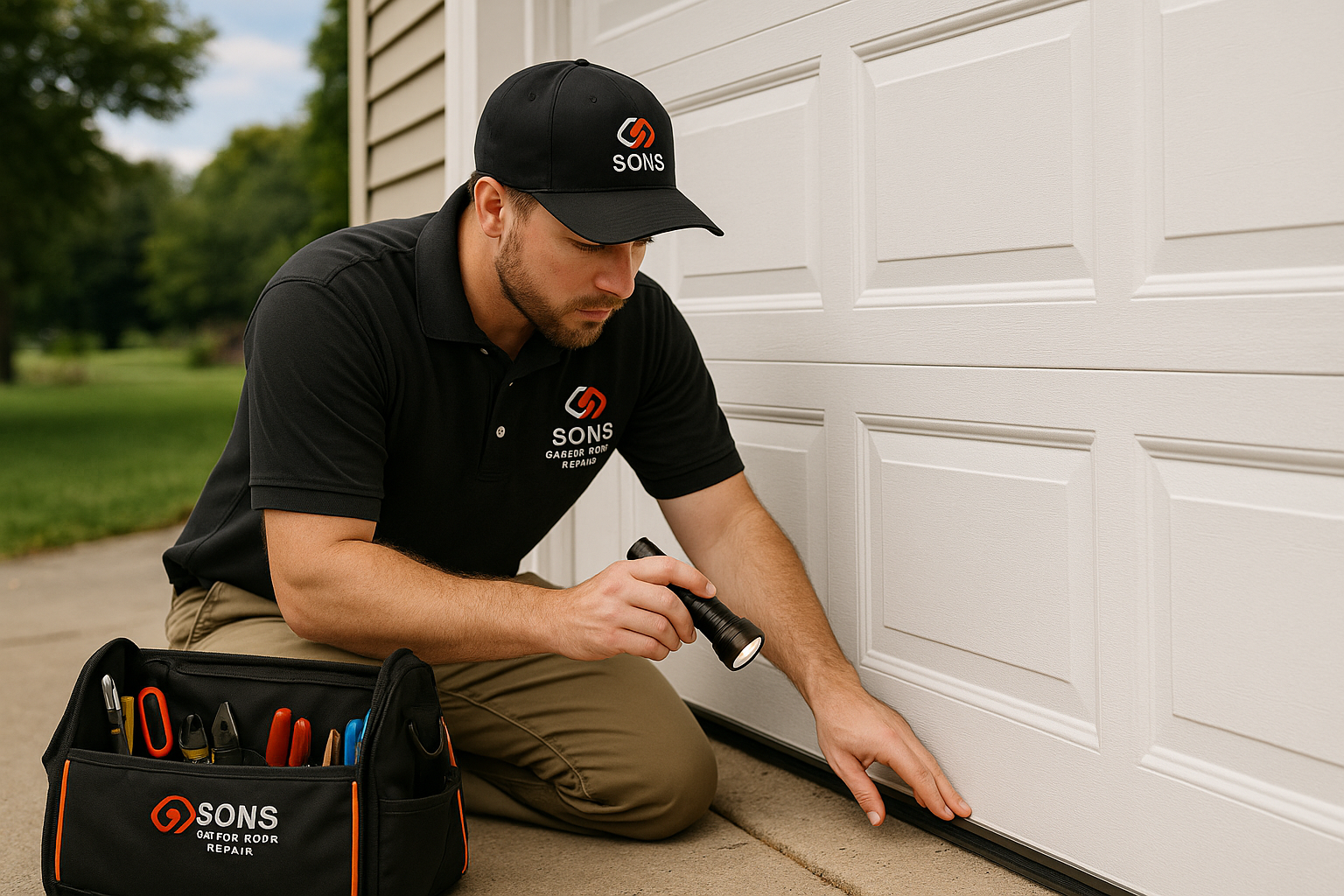 Garage door work in Diamond Springs