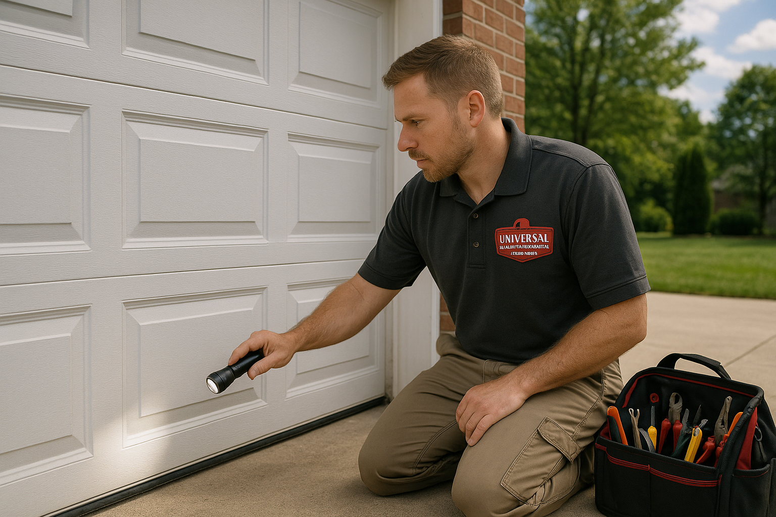 Garage door work in Folsom