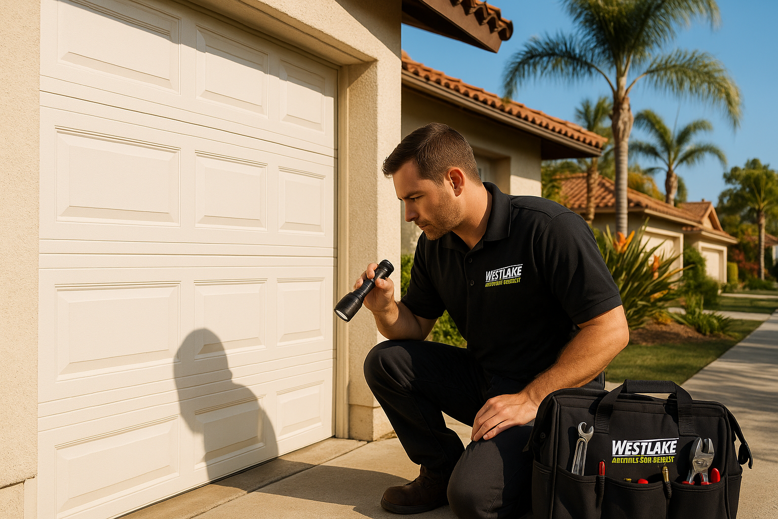 Garage door work in Rancho Cordova