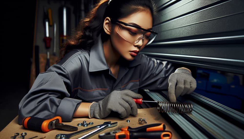 Our professional garage door repair process